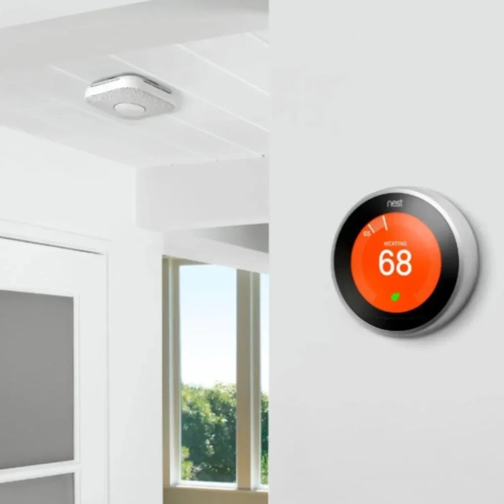 2 Google Nest Learning Thermostats